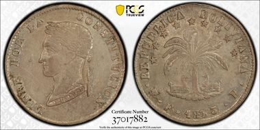 1853-PTS FP 4 Sol KM-123.1 AU58