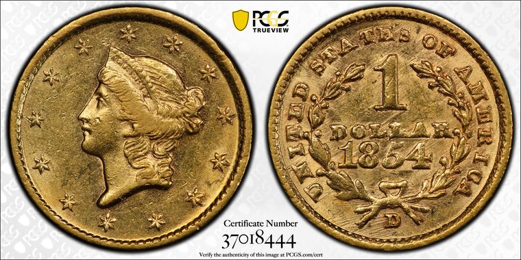 Cert 37018444 - Coin Image