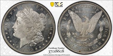 1880-O $1 MS62PL