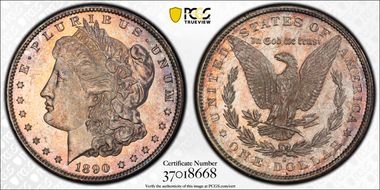1890-S $1 MS64