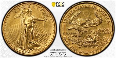 1989 $5 Gold Eagle N1