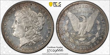 1892 $1 MS63PL