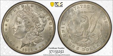 1901-O $1 MS62