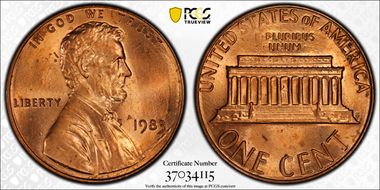 1983 1C MS65RD