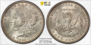 1896-O $1 MS63+ 