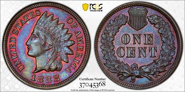 1888 1C MS64BN