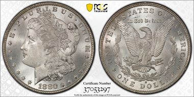 1880/9-S $1 MS66+