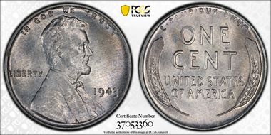 1943 1C MS65