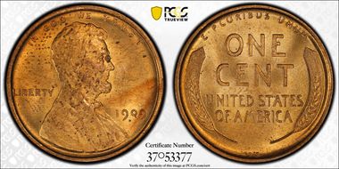1909 VDB 1C MS63RD