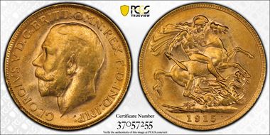 1915-P Sov S-4001 AU58