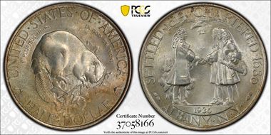 1936 50C Albany MS67