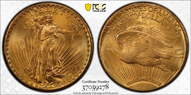 1928 $20 MS66+