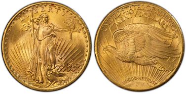 1910-S $20 MS64+