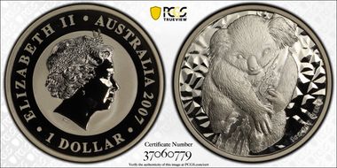 2007-P $1 Koala Ag SP70