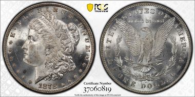 1878 7/8TF $1 Strong MS64