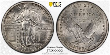 1917 25C Type 1 AU58FH