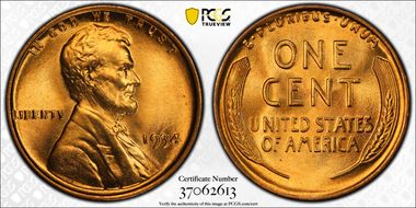 1934 1C MS66RD