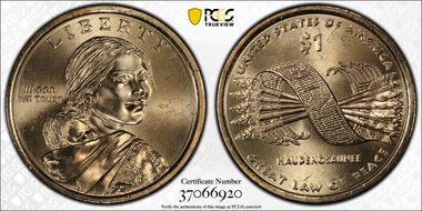 2010-D $1 Native American - Position B MS66