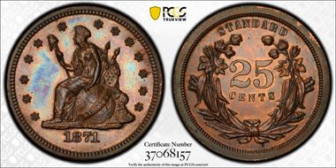 1871 25C J-1097 PR62BN