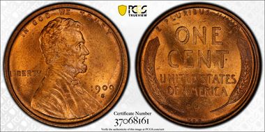 1909-S VDB 1C MS64RD