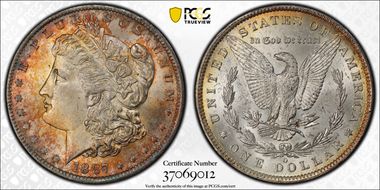 1887-O $1 MS64+