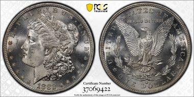1882-S $1 MS66