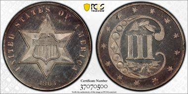 1863 3CS MS67PL