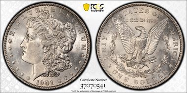 1901 $1 MS62