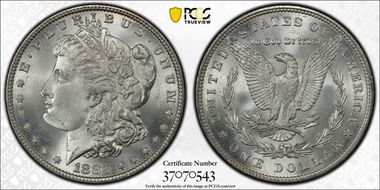 1883 $1 MS67