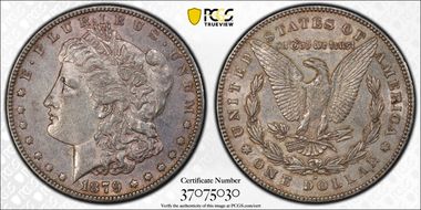 1879-S $1 VAM 35 Reverse of 1878 AU53