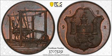 1792 Tk 1/2 D DH-41 Norfolk, Norwich MS64BN