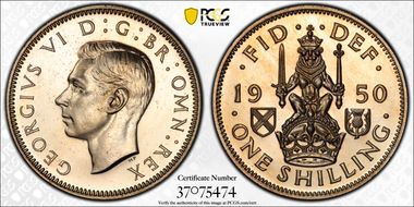 1950 Shil S-4109 Scottish Rev PR66+