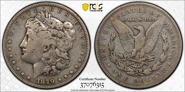 1879-S $1 VAM 56, Rev. of 1878 F12