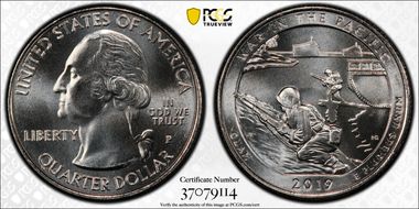 2019-P 25C War in the Pacific NP MS68