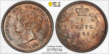 1901 5C MS64+