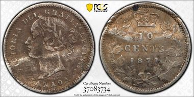 1871-H 10C Wide Dt, Wide 1, 7/7 N1