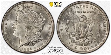 1884-O $1 MS63