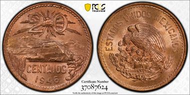 1946-Mo 20C KM-439 MS66RD