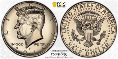 2014-P 50C 50th Anniversary Unc Set SP68