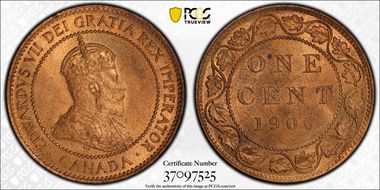 1906 1C MS65RD