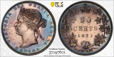 1871 50C MS61