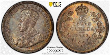 1932 10C MS65