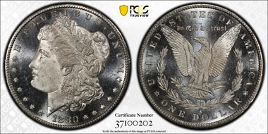 1880-S $1 MS66PL