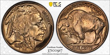 1938-D 5C Buffalo MS66