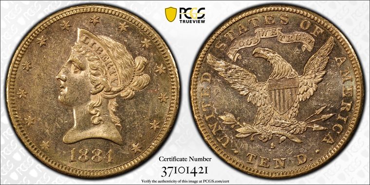 Cert 37101421 - Coin Image