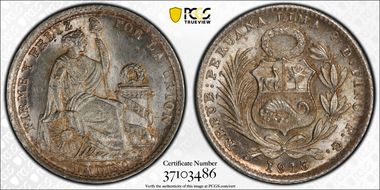 1913/1-FG/JF Dinero KM-204.2 MS64