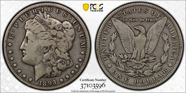 1893-O $1 F12
