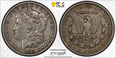 1899 $1 VF30