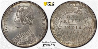 1886-C Rupee SW-6.90 MS64