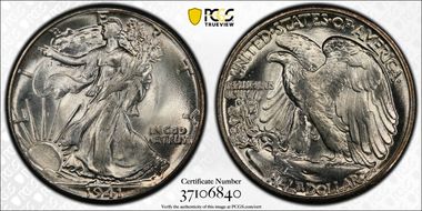 1941 50C MS66+